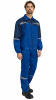 Костюм мужской №591 с полукомбинезоном (василек/т.синий) PENTALAB (ЧЗ)