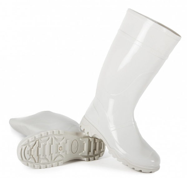 Сапоги ПВХ  НМС КЩС белые (женские), (10пар/кор.)