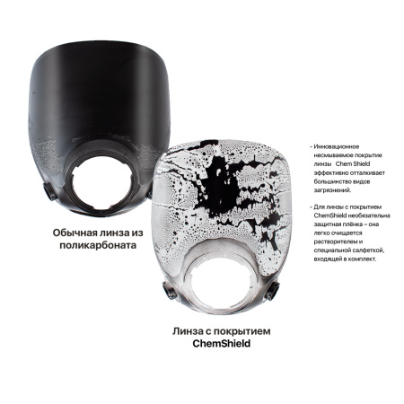 6950 Полнолицевая маска с защитным покрытием (байонет) Jeta Safety