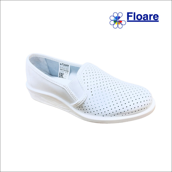 Туфли "ТАНЯ" женские белые, нат. кожа арт. 55110108 Молдшуз