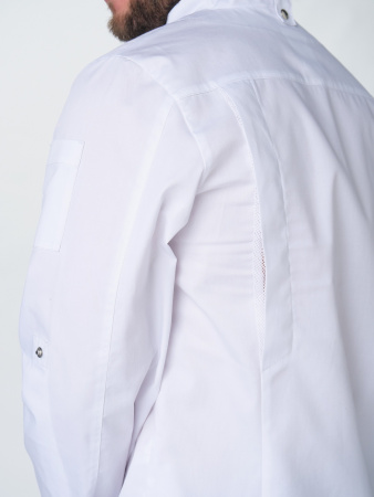 Китель повара Гастро (тк.Смесовая,160), белый (ЧЗ)