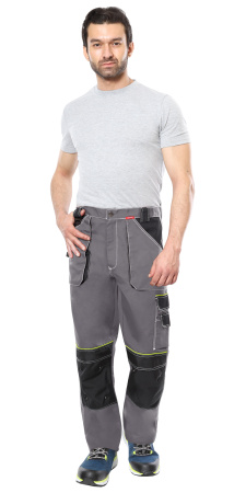 Брюки "АГАТ" серый с черным