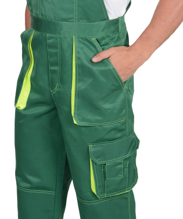 Полукомбинезон "CROWN" зеленый с неоновым