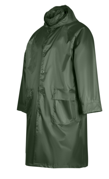 Плащ нейлон с ПВХ зелёный