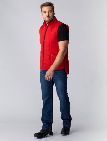 Жилет утепленный Универсальный (Смесовая, 210), красный