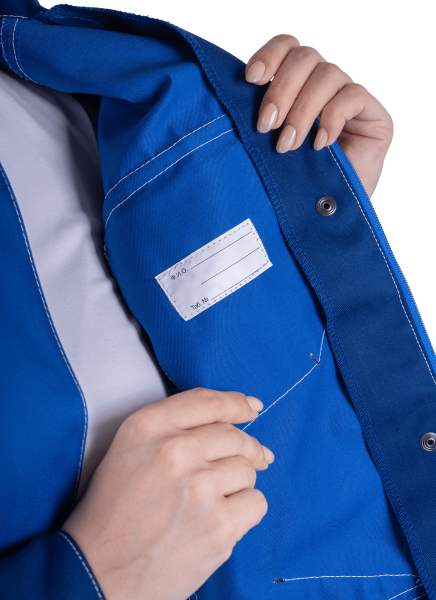 Куртка ЭДВАНС летняя, василек-синий, женская Кур 692 Томбой, пл. 245 г/м² ФСС