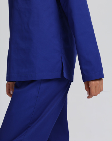 Костюм женский ХАССП-Стандарт NEW (тк.Смесовая,160), васильковый (ЧЗ)