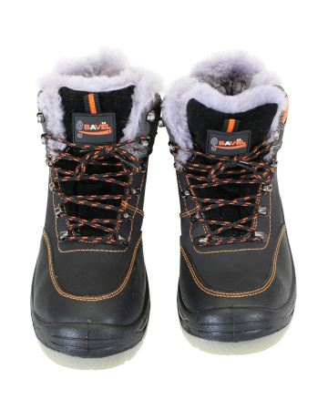 Ботинки "Актив", кожа, нат. мех, ПУ-ТПУ