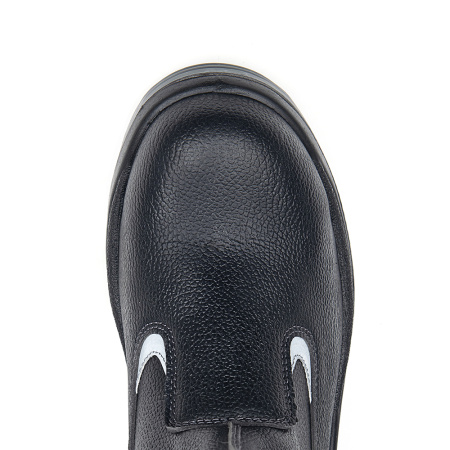 Сапоги кожаные мод. 19РНМ-1 ПУ/НИТРИЛ, КП, шерстин