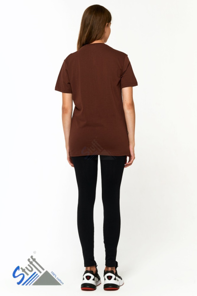 Футболки МУЖСКИЕ трикотажные (состав: 100% х/б); плотность 160 гр/м² (шоколад) (ЧЗ)