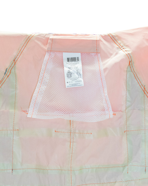 Плащ влагозащитный сигнальный с СОП SIRIUS Профи (225 гр/м2) оранжевый (ЧЗ)