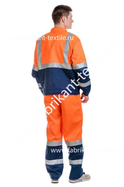 КОСТЮМ РАБОЧИЙ С ПОЛУКОМБИНЕЗОНОМ АРТ. КР2ВИД Д (ЧЗ)