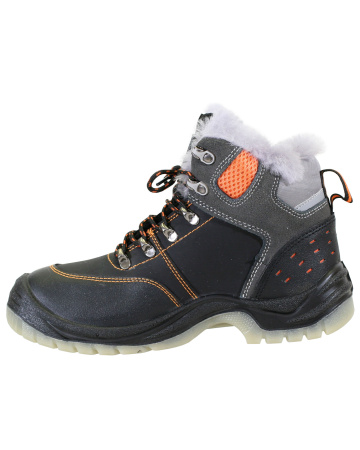 Ботинки "Актив", кожа, нат. мех, ПУ-ТПУ