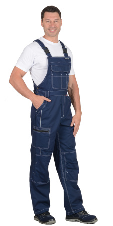 Полукомбинезон "Престиж" синий, тк.Rodos (245 гр/кв.м) (ЧЗ)