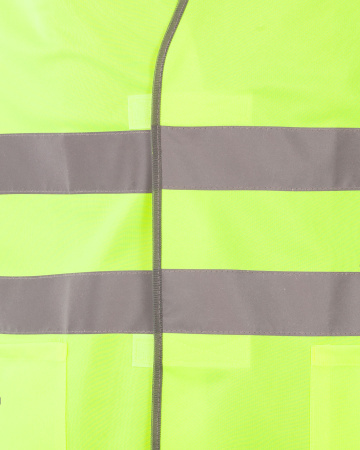 Жилет сигнальный ТИП-1,  желтый., 2 кл защиты трикотажное полотно