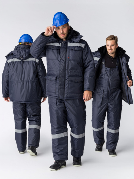 Костюм зимний Мастер-Ультра (тк.Оксфорд) п/к, т.синий (ЧЗ)