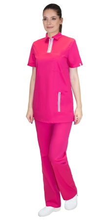 Костюм "ВИКТОРИЯ" женский фуксия тк. Твил-Стрейч (ЧЗ)