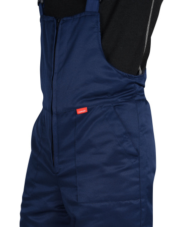 Полукомбинезон зимний универсальный (смесовая) тёмно-синий с СОП