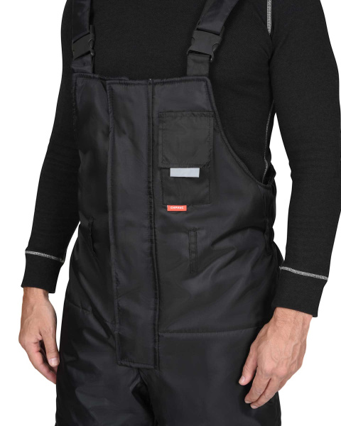 Полукомбинезон универсальный зимний, черный и СОП 50мм