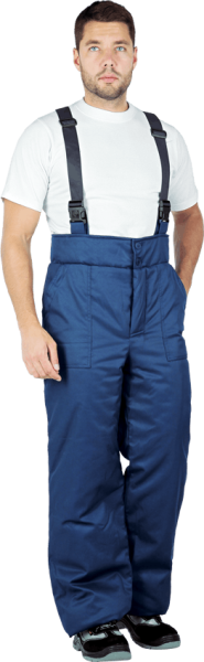 Костюм СПЕЦ зимний, т/синий-василёк Кос 611 смесовая хлопкополиэфирная, пл. 210 г/м² ФСС