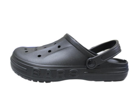 Сабо из ЭВА, артикул С-01, черный, с перфорацией БАРС