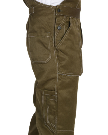 Полукомбинезон "CROWN" хаки со св.серым