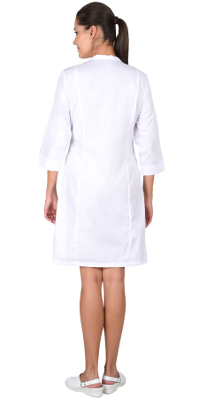 Халат "Лима" женский белый (ЧЗ)