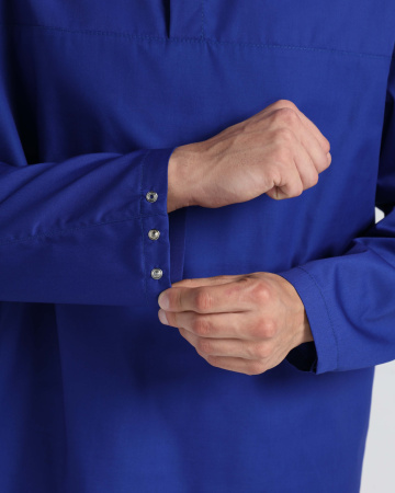 Костюм мужской ХАССП-Стандарт NEW (тк.Смесовая,160), васильковый (ЧЗ)