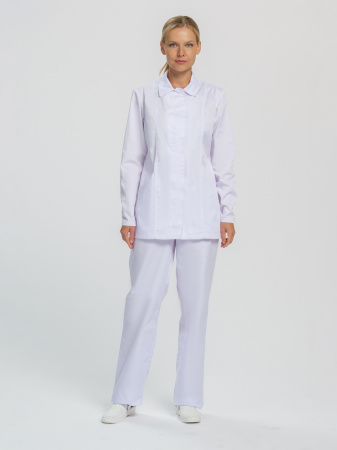 Женский костюм ХАССП-Премиум (ткань Салюс, 210), белый